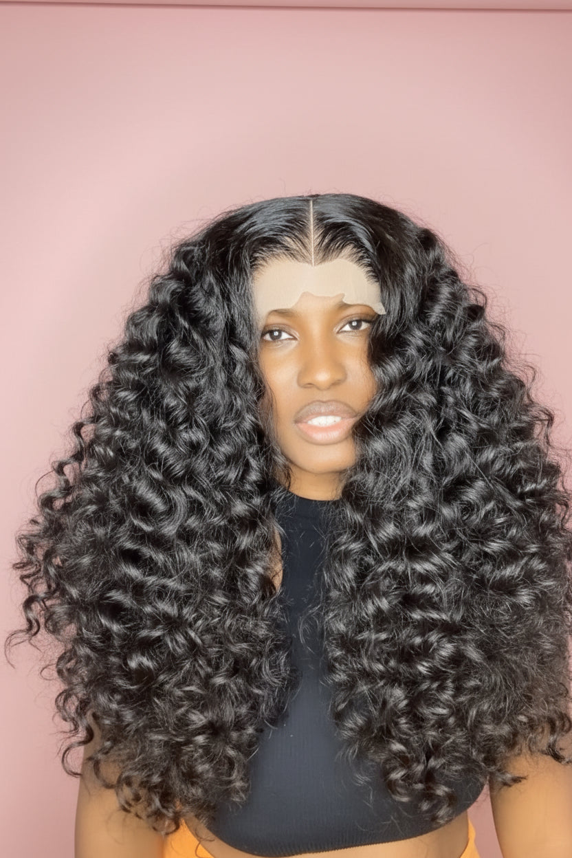 Raw unprocessed loose curly