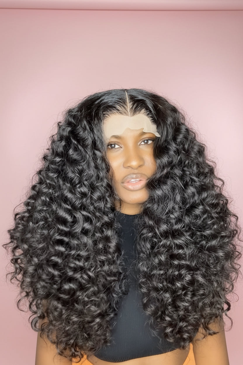 Raw unprocessed loose curly